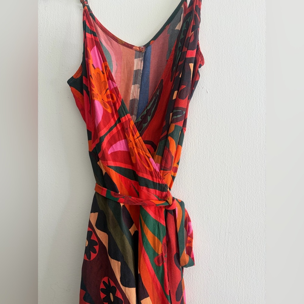 NEW Farm Rio x Anthropologie Hanky Wrap Dress XS Ret: $230
